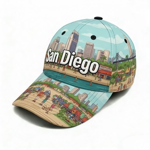 Gorra de Béisbol Bordada con Logotipo Personalizado al por Mayor, Recuerdos Turísticos de <span class=keywords><strong>San</strong></span> <span class=keywords><strong>Diego</strong></span>, California - Product Image 6