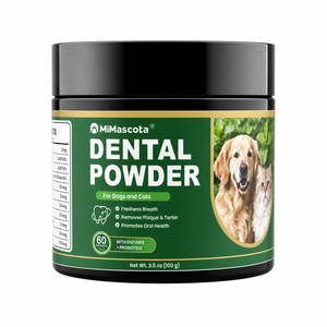 <span class=keywords><strong>Poudre</strong></span> dentaire OEM/ODM pour chiens et chats, 8 ingrédients <span class=keywords><strong>en</strong></span> 1, élimination multi-enzymes de la plaque et du tartre, pas besoin de brossage - Product Image 1