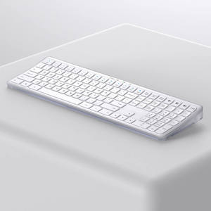 ไอเดียสินค้าใหม่ คีย์บอร์ด Azerty โปร่งใสตามหลักสรีรศาสตร์ คีย์บอร์ดไร้สายแบบกำหนดเองได้ คีย์บอร์ดมัลติมีเดีย คีย์บอร์ดบลูทูธภาษาฝรั่งเศส - Product Image 1