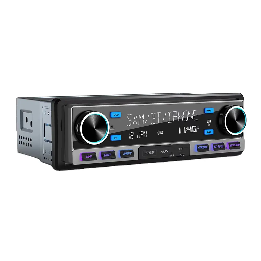 PIONEER.pro USB/TF LCD 주도 포트 카 오디오 액세서리가있는 고출력 aux 입력 자동차 mp3 플레이어