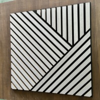 Nouveau style de panneau acoustique décoratif mural en MDF de forme spéciale pour bureau de direction