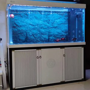 Vente en gros, Aquarium grand réservoir en verre avec armoire, <span class=keywords><strong>Aquariums</strong></span> personnalisés ultra blancs et accessoires pour poissons de race - Product Image 6