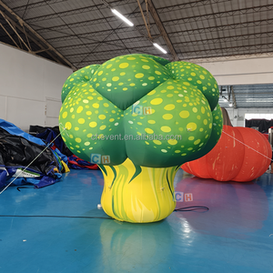 Modèle gonflable géant personnalisé de brocoli vert vif, ballon gonflable en forme de légume pour l'affichage en stand de marché fermier - Product Image 3
