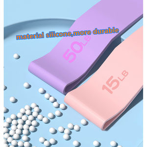 Fasce Elastiche per <span class=keywords><strong>Esercizi</strong></span> Domestici di Alta Qualità, Antiscivolo in Silicone <span class=keywords><strong>con</strong></span> Logo Stampato, per <span class=keywords><strong>Fitness</strong></span> e Stretching - Product Image 4