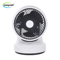 Nouveau ventilateur de circulation d'air électrique portable intelligent de 10 pouces en plastique pour usage domestique avec télécommande