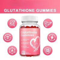 Complément alimentaire pour adultes en marque privée OEM, sans gluten, blanchissant la peau, gommes au collagène et au glutathion, soutient les cheveux, les ongles et les os