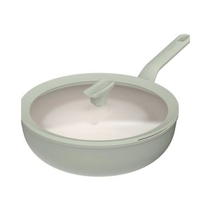 Sartén Wok Antiadherente Balance Sage Green de 28 cm con Tapa - Product Image 1