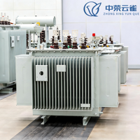 Transformateur immergé dans l'huile série S, trois phases, 30 kVA, haute tension 35/38,5 kV, basse perte 0,4 kV, 50 Hz, certifié CE, pour alimentation résidentielle rurale