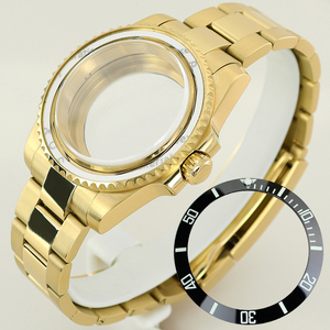Boîtier de montre personnalisé en acier inoxydable étanche de 40 mm avec verre saphir pour mouvement automatique NH35 4R36 ETA2836, bracelet <span class=keywords><strong>Daytona</strong></span> - Product Image 4