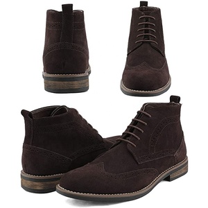 Botas y <span class=keywords><strong>Zapatos</strong></span> <span class=keywords><strong>de</strong></span> Vestir <span class=keywords><strong>para</strong></span> <span class=keywords><strong>Hombre</strong></span> Estilo Oxford, Chelsea, Chukka y Brogue, Botines con Parte Superior <span class=keywords><strong>de</strong></span> Cuero PU y Gamuza, <span class=keywords><strong>Zapatos</strong></span> Casuales <span class=keywords><strong>de</strong></span> Moda con Cordones <span class=keywords><strong>para</strong></span> <span class=keywords><strong>Hombre</strong></span> - Product Image 2