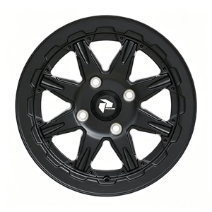 Rueda de Aluminio de 14 Pulgadas para ATV, Delantera/Trasera, para Todoterreno, Caza, 4 Orificios, PCD 4x110-156, Negra - Product Image 4