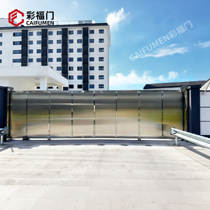 Control remoto automático <span class=keywords><strong>de</strong></span> acero inoxidable para puerta corredera personalizada con tamaño y altura personalizables para empresa <span class=keywords><strong>de</strong></span> fábrica - Product Image 6