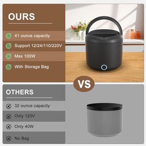 Lonchera Electrica Portatil Portable Food Warmer Heated <b>Lunch</b> Box Leakproof Large Capacity 100W Electric <b>Lunch</b> Box - Product Image 2