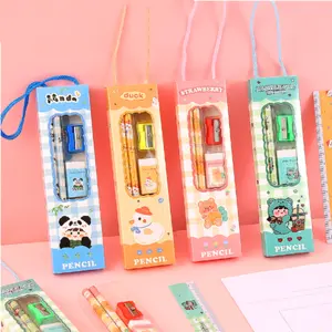 Groothandel China Fabriek Mini-Formaat Briefpapier Set Voor Kdis Scholieren Kinderen Goedkope Briefpapier Sets