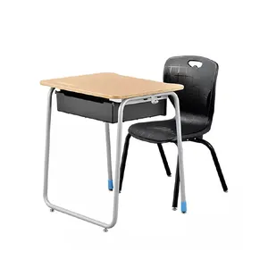 Best Selling School Furniture Classroom Student Study Desk And Chair Set