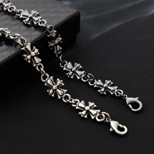 Хит продаж: крестообразный кулон в стиле панк для мужчин и женщин; винтажные ручной работы украшения оптом, готические браслеты. - Product Image 5