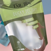 Pochettes créatives pour chiens et chats, friandises pour animaux de compagnie de qualité supérieure, conception de logo personnalisé, fenêtre transparente, emballage de qualité alimentaire personnalisé