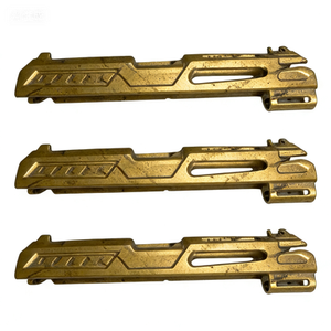 AEG Spielzeugmodell-Waffenteile Taiwan CNC-Bearbeitungsservice 6061 Aluminium Edelstahl GBB Rahmenhalterung Schießspiel-Bohrteile - Product Image 1