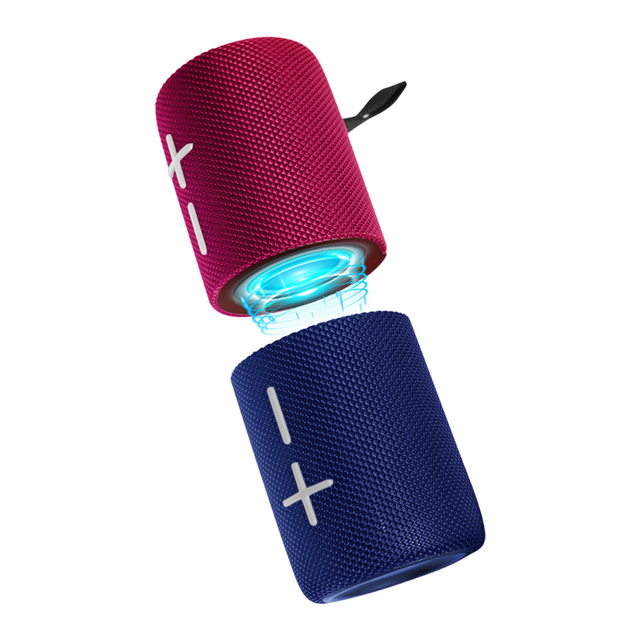 S11 2 in 1 Magnetic Dual Split Wireless Speaker, IPX6 Waterproof Portable with RGB Lights, TWS Pairing for Outdoor and Home Use