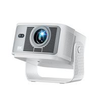 Proyector Inteligente HY350 Max con Android 14.0, WiFi 6 y BT 5.4, 2G+16G, Decodificación de Video 8K, 650 ANSI Lúmenes, Portátil para Cine en Casa