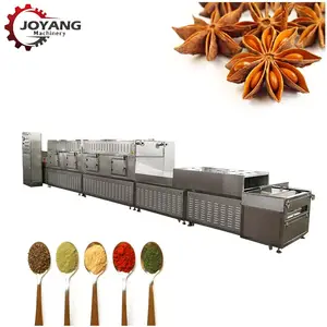 Fully Tunnel Type Microwave Machine Automatic Paprika Chili Powder Sterilizer