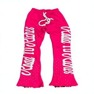 Pantalones Deportivos de Forro Polar Bordados con Logotipo Personalizado, Pantalones Casuales Cálidos, Proveedor de Ropa al por Mayor con Marca Privada - Product Image 1