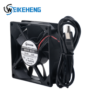 Ventilateur USB 80 mm 5 V CC 0,28 A, ventilateur axial de refroidissement 8025 3,1 pouces, ventilateur <span class=keywords><strong>silencieux</strong></span> sans balais à haut débit d'air, routeur, ordinateur <span class=keywords><strong>portable</strong></span>, mini <span class=keywords><strong>PC</strong></span>, électronique DIY - Product Image 3