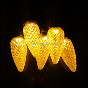 Ampoules LED C9 rouges facettées <span class=keywords><strong>de</strong></span> qualité supérieure pour l'extérieur, pour les États-Unis - Product Image 5