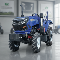 Livraison Gratuite, Tracteurs Mini 70HP 80HP Pas Chers, Tracteur à Quatre Roues avec Accessoires à Vendre