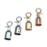Nolvo World 5 couleurs 52*17 mm Connecteur de sangle de sac en métal avec boucle, crochet de suspension pour sac en cuir, fermoir de sac à main, crochets de sangle à vis