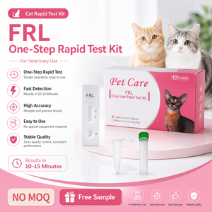 การ์ดทดสอบสัตว์เลี้ยง <span class=keywords><strong>FIV</strong></span>/FELV สำหรับ<span class=keywords><strong>แมว</strong></span> ตรวจหาไวรัสภูมิคุ้มกันบกพร่องในแมวและไวรัสลิวคีมาในแมว ไม่มีขั้นต่ำในการสั่งซื้อ - Product Image 5