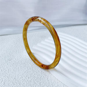 Corea <span class=keywords><strong>del</strong></span> <span class=keywords><strong>Sur</strong></span> Dongdaemun estilo mujer acrílico pulsera Chic minimalista dos colores mármol patrón Sexy moda brazaletes - Product Image 2