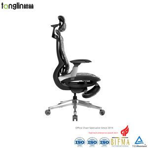 Chaise de bureau ergonomique de luxe au design moderne en gros, avec <span class=keywords><strong>repose</strong></span>-pieds, pivotante à 360°, réglable en hauteur, chaise de jeu - Product Image 5