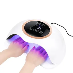 Beauty Salon Manufacturer Automatic Sensing 168w 54LEDS <strong>Pedicure</strong> Lamp Nail Polish Curing <strong>Dryer</strong> for Two Hands - Product Image 1