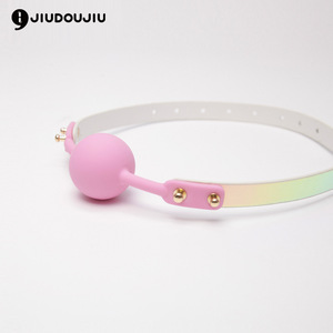Juego de esposas y ataduras sexuales, paleta de cuero, antifaz, collar, mordaza para juegos de rol, juguetes sexuales para adultos al por mayor. - Product Image 2