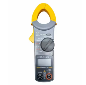 Pince ampèremétrique numérique AC/DC Kyoritsu KEW 203 (KEWSNAP 203) 400A AC/DC 600V AC Affichage 4000 points de mesure Fabriqué au Japon - Product Image 1