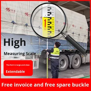 Dày 7M Tháp Kính Thiên Văn Hợp Kim Nhôm Mức Độ 5.3M Mức Độ Que Quy Mô Chiều Cao Đo Cai Trị Thuận Tiện Công Cụ Cho Đo lường - Product Image 2