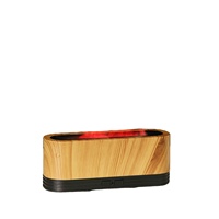 Diffuseur d'arômes TST-1420 ovale lisse de 100 ml, contrôlé par application, avec design de table ou portable