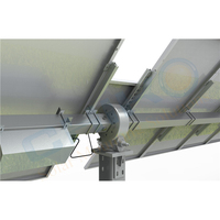 Système de suivi solaire à axe unique CHIKO CK-D-1/2, système de montage au sol pour panneaux solaires, 28 m/s, OEM personnalisé