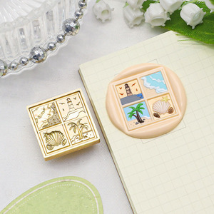 Sello de Cera con Diseño de Faro, Serie Cuadrada, Cuadrícula Cuartil, Estilo King's Weather, Producto Nuevo al por Mayor - Product Image 6