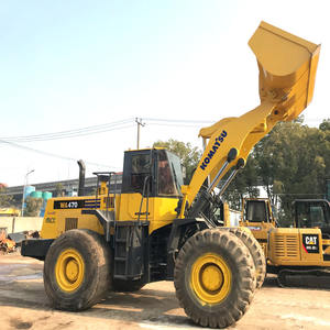 Cargador de rueda Komatsu WA470 importado de Japón a buen precio en stock usado Komatsu WA100 WA320 WA360 WA380 a la venta - Product Image 1