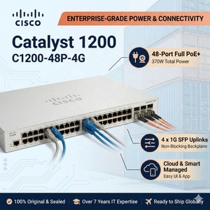 For C1200-48P-4G Catalyst 1200 48 Port Full <b>PoE</b>+ 370W 4x1G SFP Uplinks Managed Stackable SNMP <b>Switch</b> 1 Year NIB Ready Ship - Product Image 2