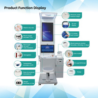 Solution de contrôle de santé avant embauche, kiosque de service médical/personnel OEM, écran tactile LCD 32 pouces, garantie 1 an