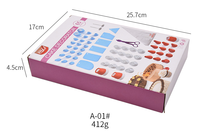 Cuisine DIY 65pcs Gâteau Cuisson Décoration Tip Sets avec Boîte de Couleur