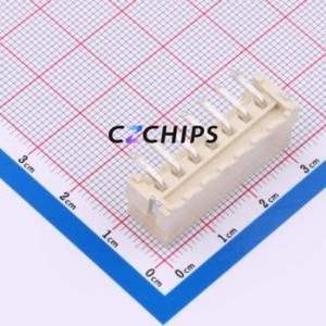 WT396VL-074C-0W Wire-to-Board Pin Header SMD,P=3.96mm Connector 1x7P 3.96mm Vertical Mount VH - Product Image 2