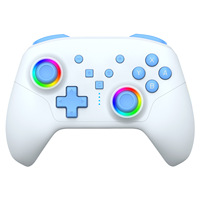 Manette de jeu sans fil avec boutons arrière, effet lumineux RVB, fonction de réveil pour console de jeu Nintendo Switch 2