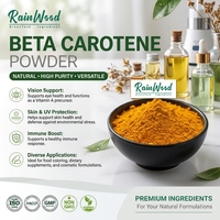Poudre de bêta-carotène Rainwood, colorant caroténoïde naturel de qualité alimentaire, ingrédient de bêta-carotène pour les produits nutraceutiques