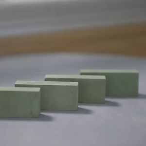 Độ tin cậy cao màu xanh lá cây silicon carbide mài đá vuông mài giũa đá mài giũa dính với chamfer tùy chỉnh OEM - Product Image 3
