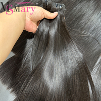 Cabello Humano Vietnamita Virgen SDD Liso Natural de 8 a 30 Pulgadas, Doble Trama Superior, Color Negro, Proveedor de Cabello Humano, Paquetes de Cabello Humano