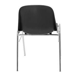 12er-Set Formschalenstühle Mit Verchromten Gestell, Stapelbar, LxTxH 495x520x770mm - Product Image 5